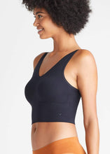 Load image into Gallery viewer, Yummie - Claudia Comfortably Curved Longline Bra Top - Seamless: S/M / Black
