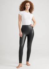 Load image into Gallery viewer, Yummie - Faux Leather Shaping Legging with Side Zip: M / Black
