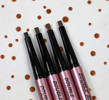 Load image into Gallery viewer, Rude Cosmetics - Double Agent 2 in 1 Eyebrow Pencil &amp; Powder: Black Brown
