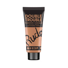 Load image into Gallery viewer, Rude Cosmetics - Double Trouble Foundation + Concealer: Silk 01
