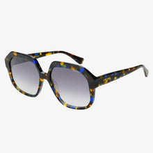 Load image into Gallery viewer, FREYRS Eyewear - Stella Acetate Womens Octagonal Sunglasses: Blue Tortoise
