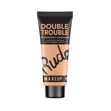 Load image into Gallery viewer, Rude Cosmetics - Double Trouble Foundation + Concealer: Silk 01
