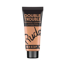 Load image into Gallery viewer, Rude Cosmetics - Double Trouble Foundation + Concealer: Silk 01
