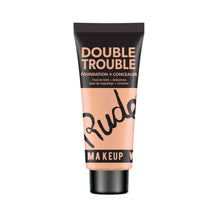 Load image into Gallery viewer, Rude Cosmetics - Double Trouble Foundation + Concealer: Silk 01
