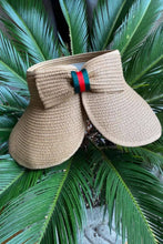 Load image into Gallery viewer, Embellish Your Life - Packable Straw Visor: Tan
