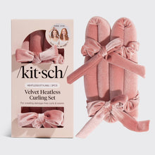 Load image into Gallery viewer, KITSCH - Terracotta Velvet Heatless Curling Set
