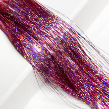 Load image into Gallery viewer, Shop Hotline - Clip In Hair Tinsel: Silver
