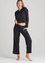 Load image into Gallery viewer, Yummie - Cropped Lounge Pant - Cotton Rib: White / S

