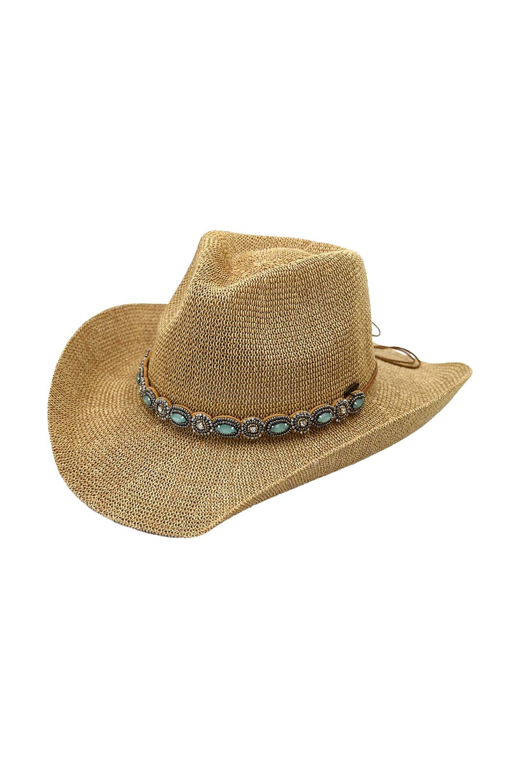 Embellish Your Life - Jeweled Cowboy Straw Hat