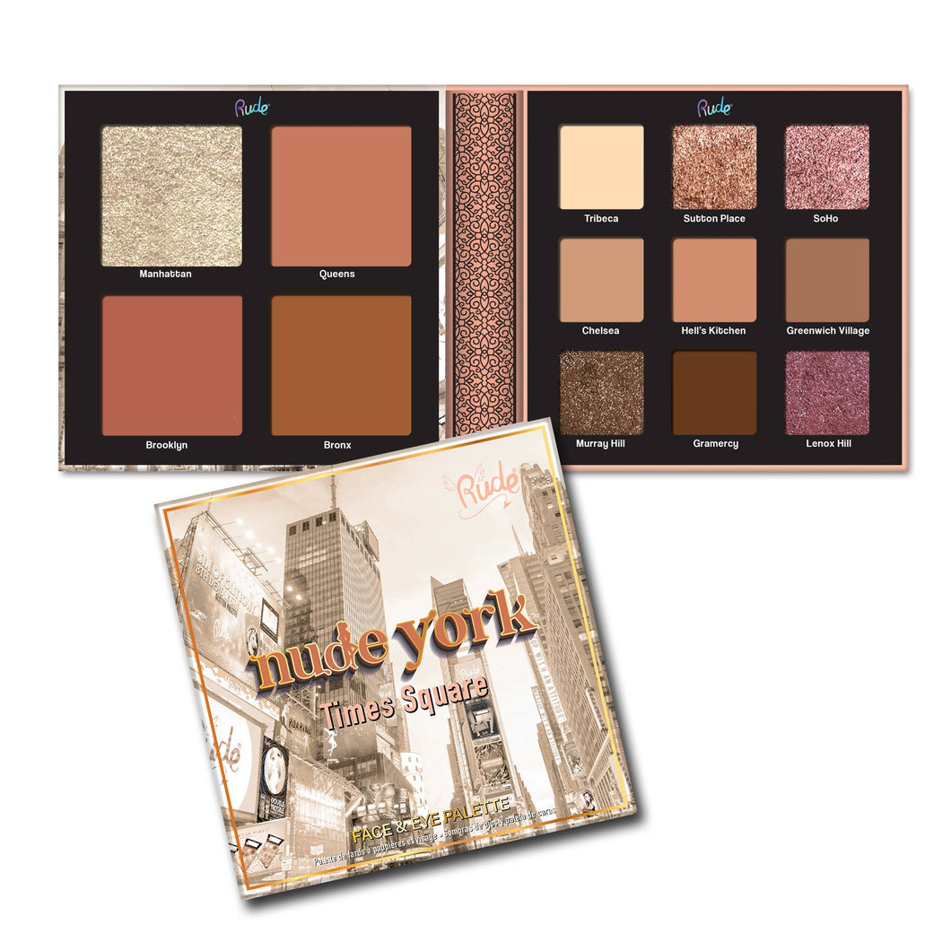 Rude Cosmetics - Nude York Face & Eye Palette