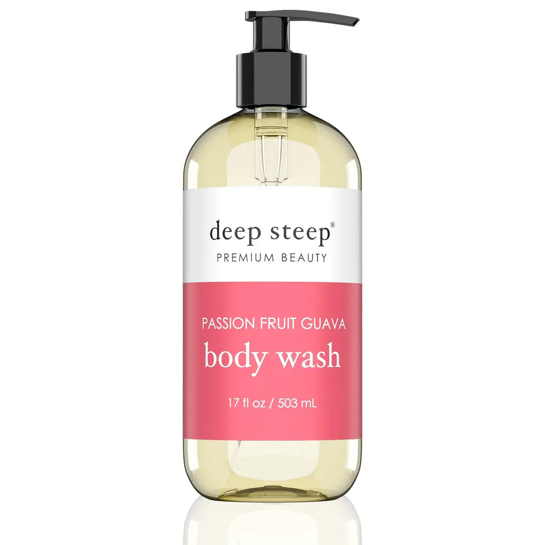 Deep Steep Premium Beauty - Body Wash - Passion Fruit Guava 17oz